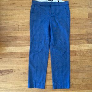 Banana Republic Blue Plaid Ryan Trousers Size 4P